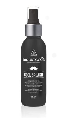 Waxxxie Mr Cool Splash - Ingrown Hair, Razor Bumps &amp; Razor Burns Vegan Friendly Treatment for post Waxing &amp; Shaving 4.2 fl oz