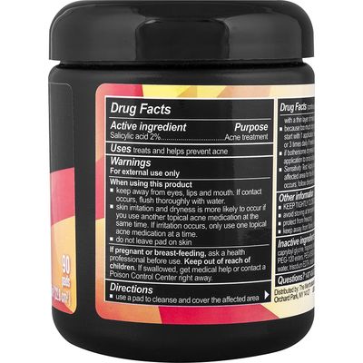 OXY Maximum Action 3-In-1 Treatment Pads 90 ea (Pack of 4)