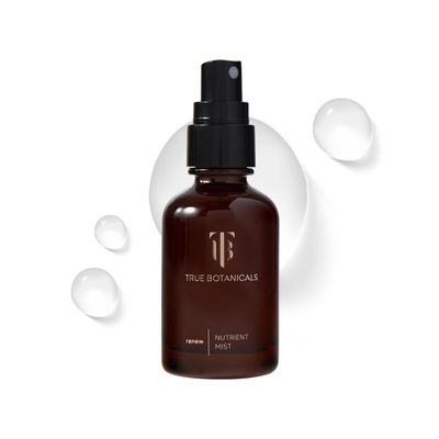 True Botanicals Renew Nutrient Mist | Deeply Hydrates &amp; Refreshes On the Go |Dermatologist Tested, Non-Toxic, Hypoallergenic, Vegan, MADESAFE Certfied | (1.7 oz | 50 ml)