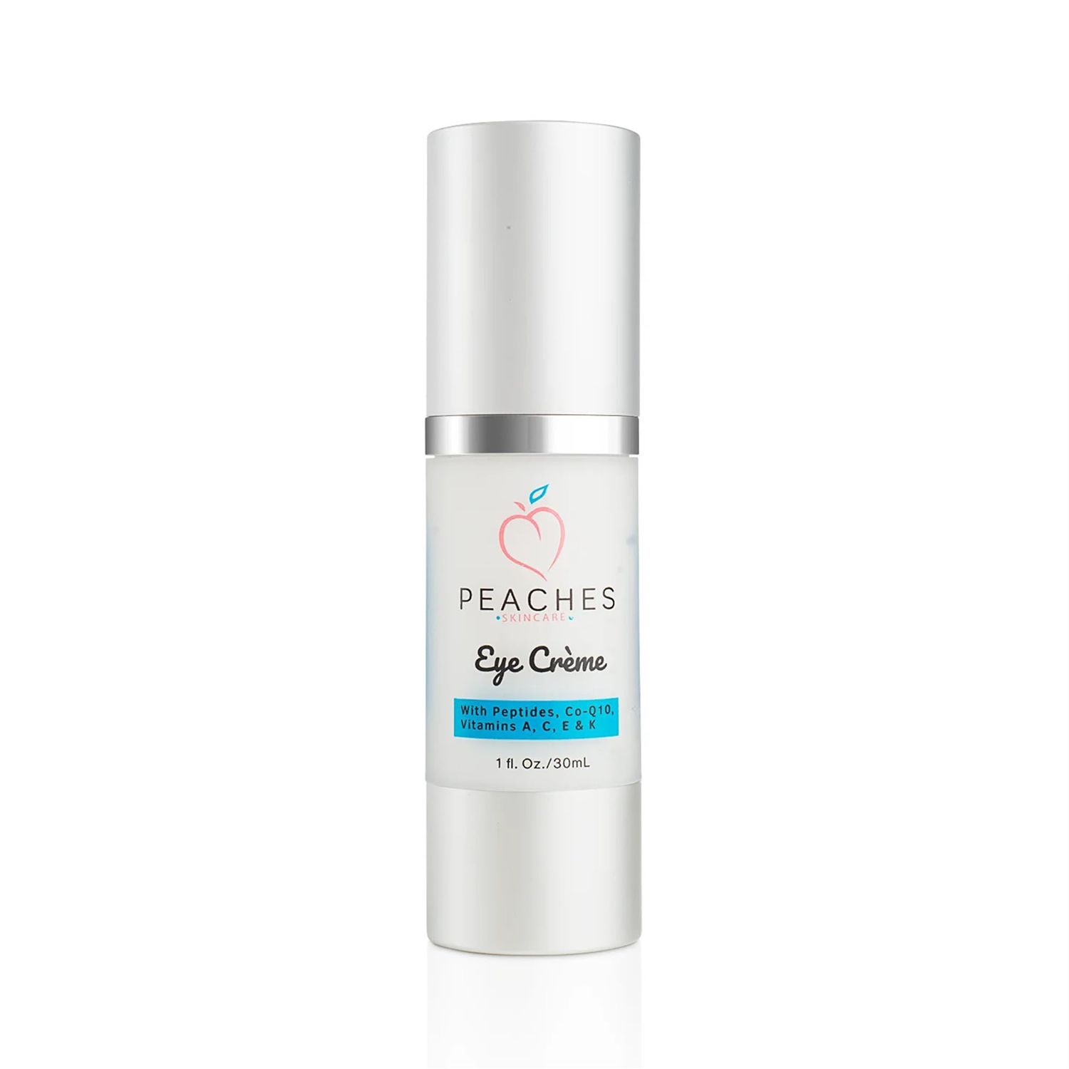 Under Eye Cream (1 oz) - Eye Cream For Puffiness and Bags Under Eyes - Dark Circle Eye Cream with Peptides, Co-Q10, Squalene, Vitamins, Reishi - Vegan Under Eye Dark Circle Remover - Eye Crme
