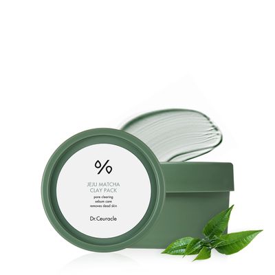 leegeehaam Dr.Ceuracle Jeju Island Matcha Clay Pack (115g / 4.05 oz) - Wash-Off Type Clay Facial Mask Pack for Cleansing Pore and Detoxifying Dull Skin