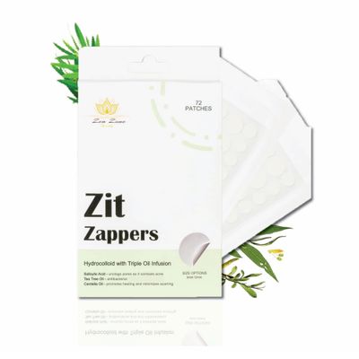 Zen Zone Beauty Pimple Patches - Pack of 72 Pimple Patches for Face with Triple Oil Infusion, Acne Patches for Face with Salicylic Acid, Tea Tree Oil &amp; Centella Oil, Zit Patches