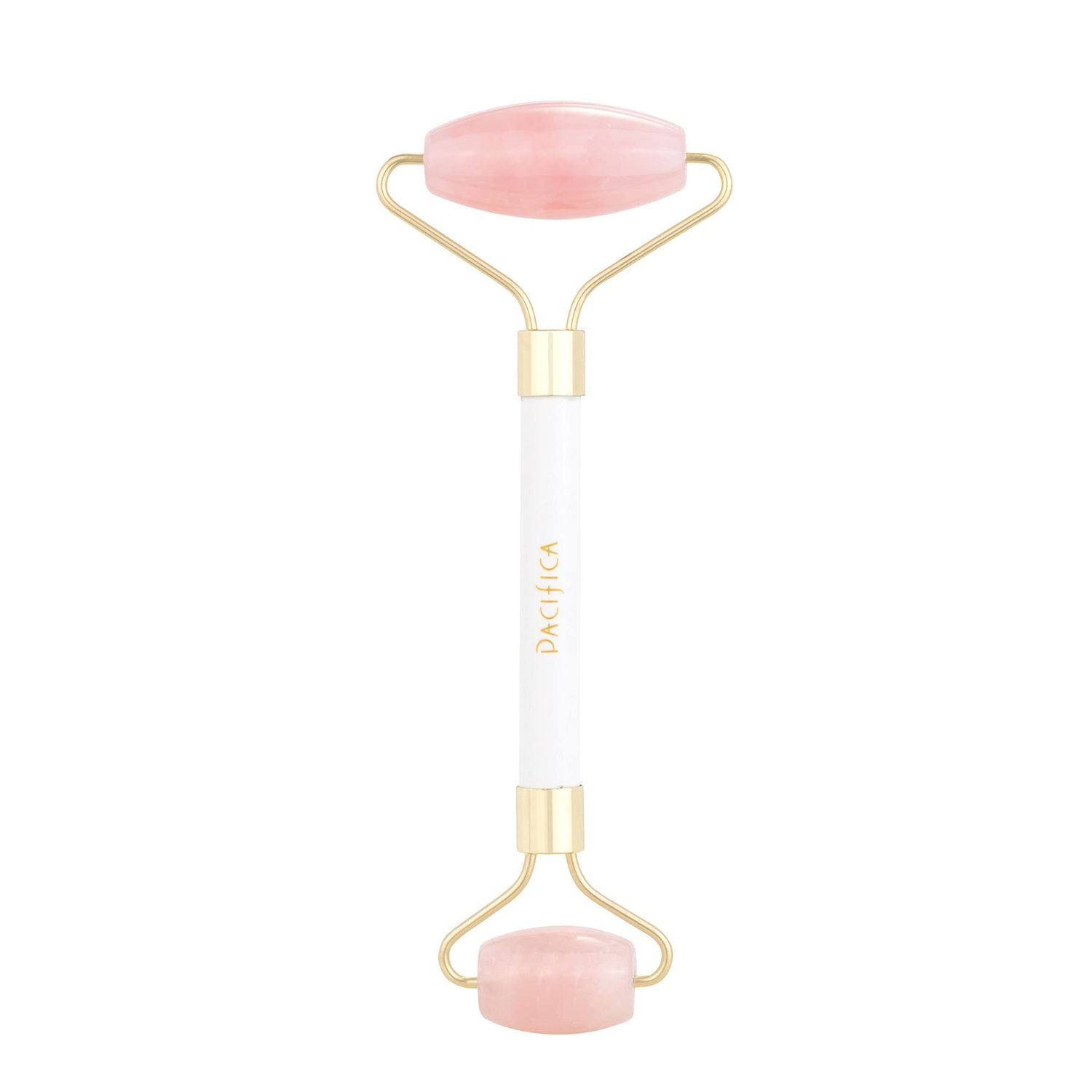 Pacifica Rose Quartz Qua Sha Facial Tool - Face Roller Massager - Crystal Wand Secret Weapon - for Face Eyes Neck Body - Christmas Gifts &amp; Stocking Stuffers for Her, Women, Girls &amp; Teens