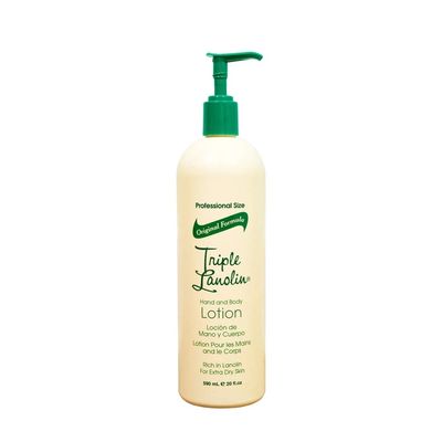 Triple Lanolin 20 Ounce Hand &amp; Body Lotion Pump (591ml) (6 Pack)