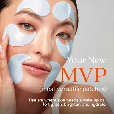 NuFACE IonPlex Hydra-Gel Power Under Eye Patches - Gel Under Eye Mask for Puffy Eyes & Dark Circles - Cooling Patches & Hydrating Treatment Pads to Energize & Tighten (60 Count)