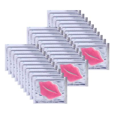 NIYET 30 pieces of Moisturizing Collagen Crystal Lip Mask - Anti-Ageing &amp; Anti Chapped, Reduce lip Wrinkles, Fade Lip Color, Make Skin Smooth And Firm Collagen Lip Pieces (Pink)
