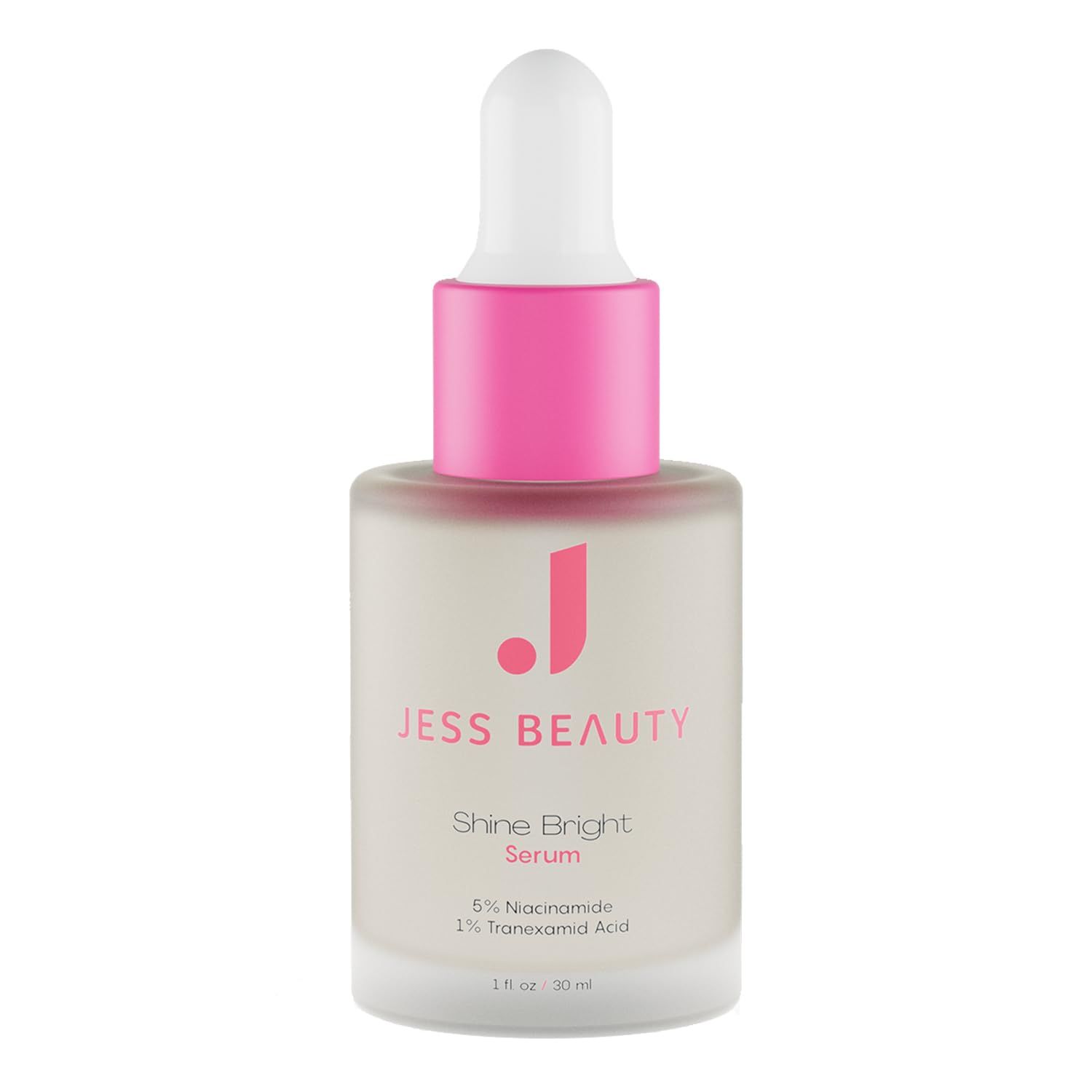 JESS BEAUTY | Skin Care Shine Bright Serum Niacinamide Face Moisturizer Minimizes Pores | Skincare Face Cream 1 fl. oz