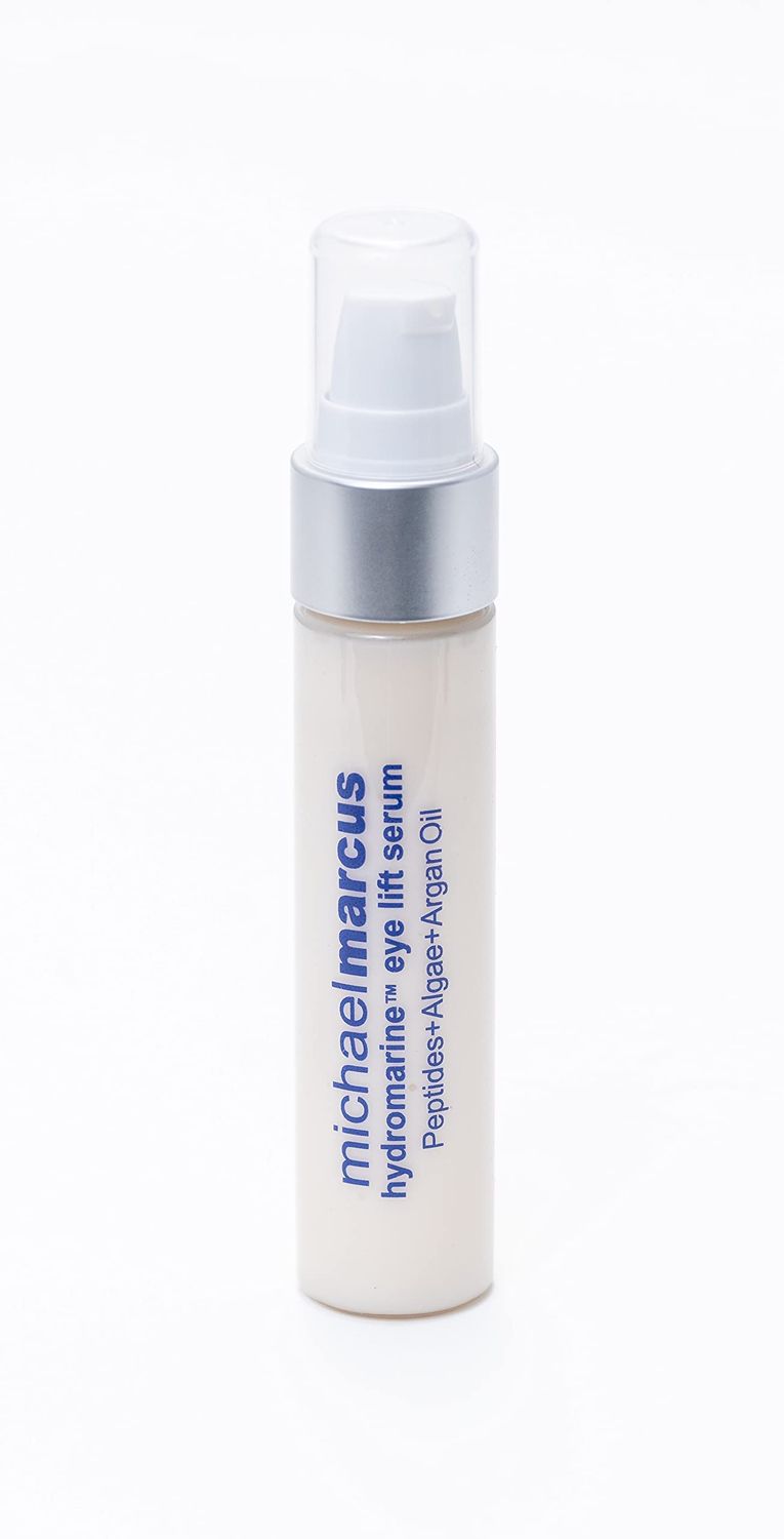 Micheal Marcus Hydromarine Eye Lift Serum - Reduces Wrinkles, Puffiness, Fine Line &amp; Dark Circles - Under Eye Serum Improves Skin Elasticity, Skin texture &amp; Brighten Complexion (30ml, 1 fl. oz)