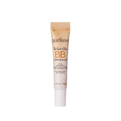 purlisse BB Concealer - BB Cream for All Skin Types - Oil-Free Moisturizing, Smooths Blemishes - .34 Ounce (Tan)