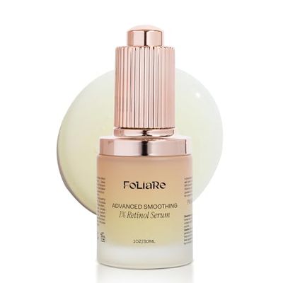 Retinol Serum for Face with 1% Retinol, Hyaluronic Acid &amp; Organic Green Tea | Anti-Aging Serum for Women to Reduce Wrinkles, Fine Lines &amp; Dark Spots | 1 fl oz