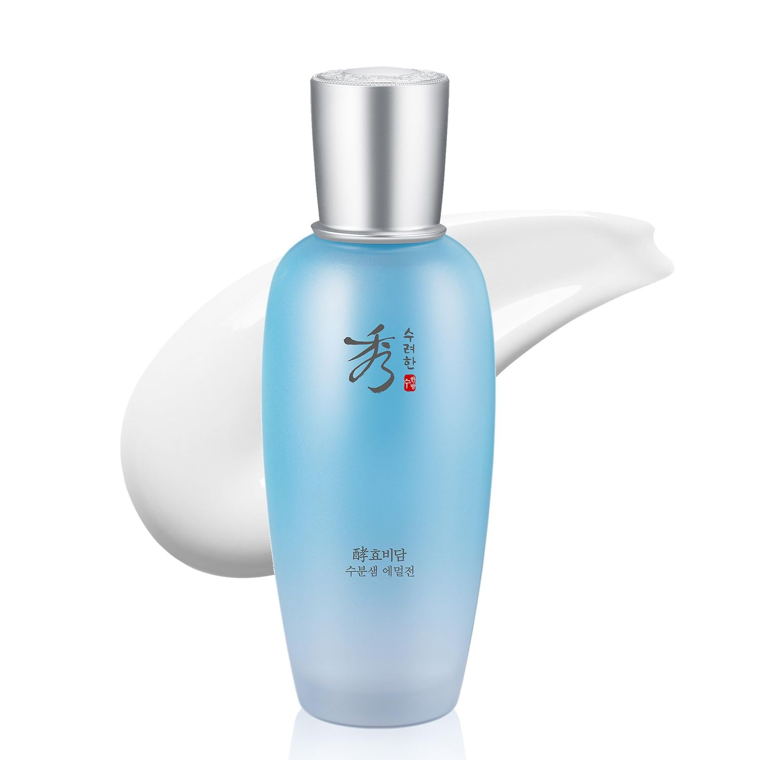 Sooryehan Hyobidam Water-Spring Emulsion (130ml/4.4fl oz) - Lightweight Moisturizer for Elasticity, Hydrating Lotion. Premium Korean Skin Care. Fermented Ginseng, Hyaluronic Acid, Amino Acid.