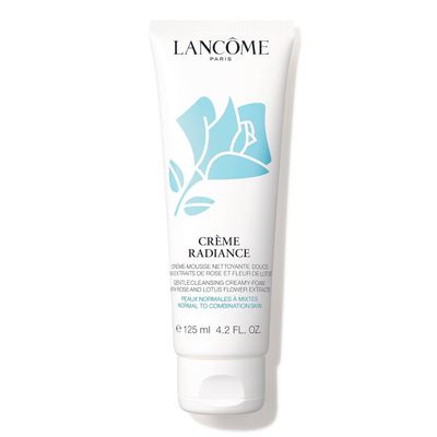 Lancme Crme Radiance Cream-to-Foam Face Cleanser - Gently Cleanses Skin &amp; Removes Makeup - With Rose &amp; Lotus Flower Extract - 4.2 Fl Oz