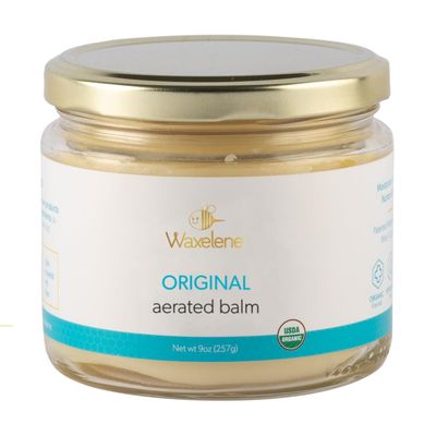 Waxelene Original Aerated Balm Large Jar, Organic Multipurpose Ointment the Petroleum Jelly Alternative Eczema Dry Sensitive Skin Face Moisturizer