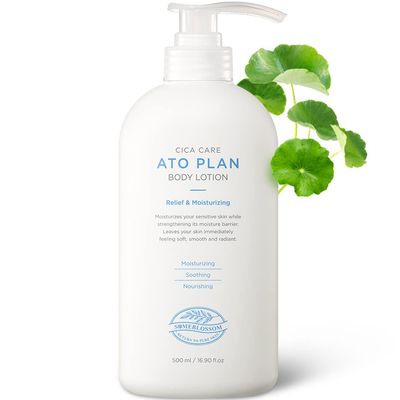 SOMEBLOSSOM Body Lotion 17 Fl oz. | Soothing &amp; Moisturizing Vegan Unscented for Dry skin with Cica &amp; Ceramide, Hypoallergenic | Korean skincare