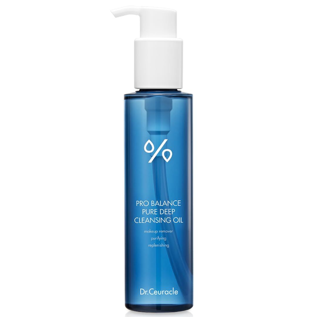 leegeehaam Dr.Ceuracle Pro Balance Pure Deep Cleansing Oil (155 ml / 5.24 fl. oz.) - Mild and Quick Daily Makeup Remover Finished with Hydrating Skincare