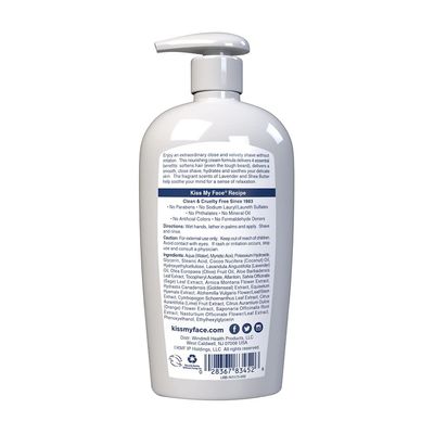 Kiss My Face Moisturising Shave Gel (Lavender &amp; Shea) (11oz) 326ml