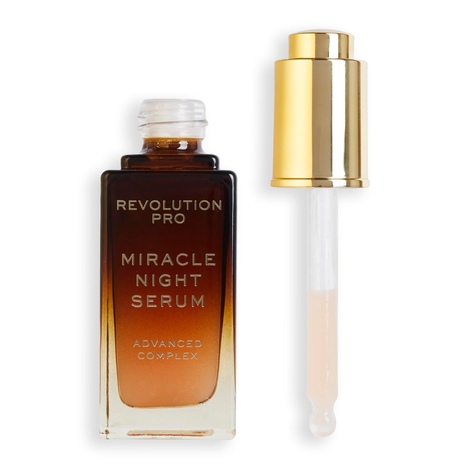 Revolution Pro, Miracle Night Rescue Serum Advanced Complex, Overnight Face Serum, Smooths &amp; Plumps Skin, 1.01 fl.oz.