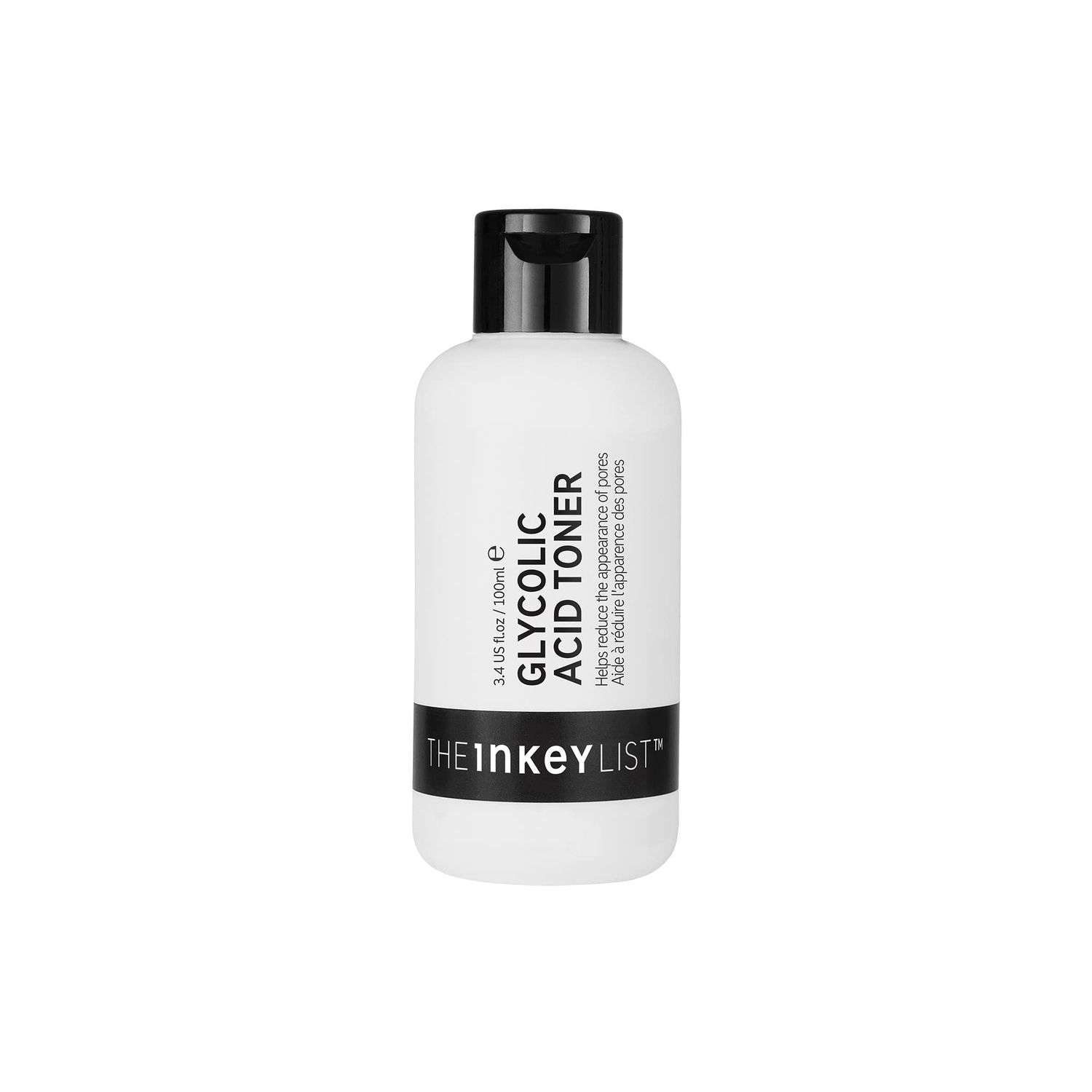 The INKEY List Glycolic Acid Toner, Exfoliator to Reduce Pore Size, Blur Fine Lines and Even Skin Tone, 3.38 fl oz