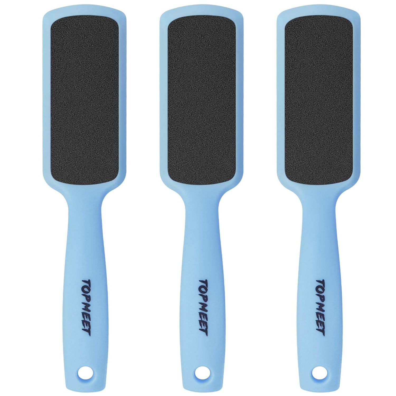 Topmeet Foot File for Dead Skin - Dual Sided Foot Rasp Callus Removers, Professional Pedicure Tool for Soft, Smooth Feet (Blue)