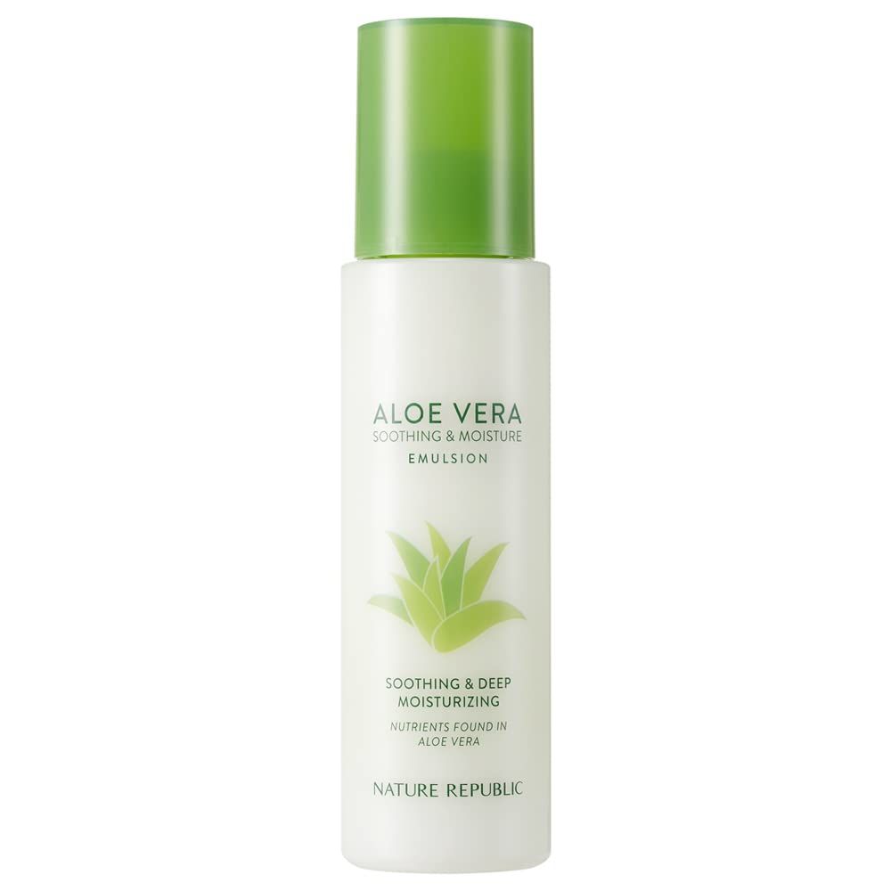 Nature Republic Mild &amp; Moisture Aloe Vera Emulsion 5.24oz