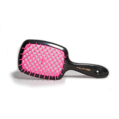 NuMe Scalp Massage Brush for Wet and Dry Hair | Detangling Shampoo Brush For Scalp Care, Shower Massager Scrubber Exfoliator with Soft Silicone Bristles for Dandruff Removal, Hair Growth (Pink)