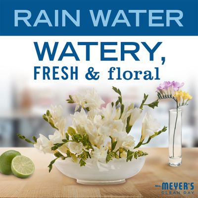 MRS. MEYER'S CLEAN DAY Moisturizing Body Wash For Women And Men, Biodegradable Shower Gel Formula Made With Essential Oils, Rain Water, 16 oz