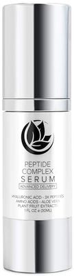 Peptide Complex Serum by Microderm GLO - Best Skin Toning, Facial Tightening, 100% PURE &amp; NATURAL, Plump, Hydrate &amp; Nourish Your Face, Boosts Collagen &amp; Heals Skin While Improving Tone &amp; Texture, 1oz