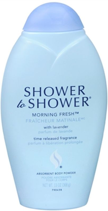 Shower to Shower, Absorbent Body Powder Morning Fresh, 13 oz