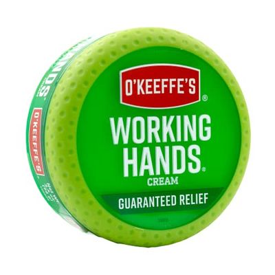 O&#39;Keeffe&#39;s Working Hands Hand Cream for Extremely Dry; Cracked Hands; 3.4 Ounce Jar; (Pack 1)