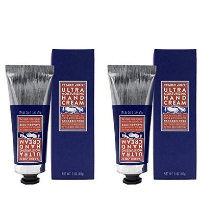 Trader Joe&#39;s ULTRA MOISTURIZING HAND CREAM - 20% Pure SHEA BUTTER, Enriched with HEMP SEED OIL &amp; COCONUT OIL (2-Pack)