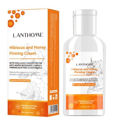 Hibiscus and Honey Firming Cream(60ML), Neck Firming Cream, Skin Tightening Cream, Skin Firming Lotion With Collagen &amp; Hyaluronic Acid, Reduces the Look of Neck Lines,Tightens, Firming&amp; Smooths