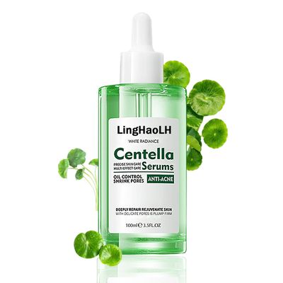 LingHaoLH Centella Serum for Face,Hydrating Centella Asiatica Facial Serum,Daily Long Lasting Skin Care Face Serum for All Skin Types,3.5 fl oz/ 100ml