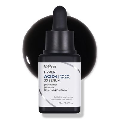 ISNTREE Hyper Acid 4 (AHA BHA PHA LAH) 30 Serum 20ml | Wash-off serum | Gentle Chemical Exfoliant | Korean Skincare