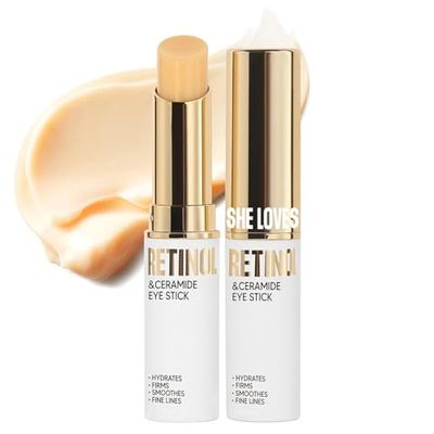 VSTYLE Retinol Eye Stick, Eye Cream Balm Body Moisturizing Lip Blam Stick Neck Cream Portable Eye Skin Stick Anti-Wrinkle Removing Dark Circles Fine Line Moisturizing for Women Man Daily Eye Skin Care