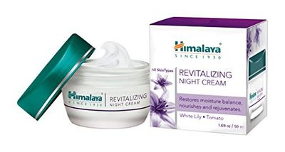 Himalaya Revitalizing Night Cream for Damaged &amp; Aging Skin, Daily Deep Moisturizing Overnight Repair Treatment, For All Skin Types, 1.69 oz