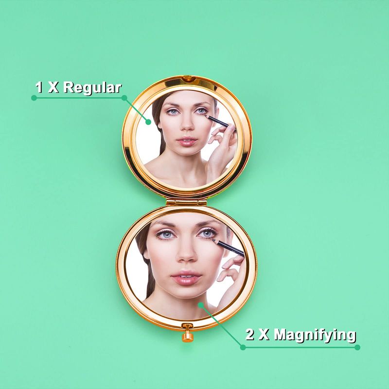 Teacher Gifts for Women Thank You Gift for Teacher Compact Makeup Mirror Teacher Appreciation Gifts Graduation Gifts for Teachers Folding Makeup Mirror Christmas Retirement Birthday Gifts
