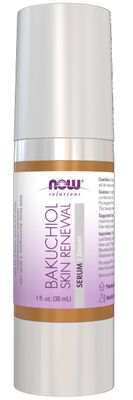 NOW Foods Solutions, Bakuchiol Skin Renewal Serum, Smooth Skin, 1 Fl. Oz.