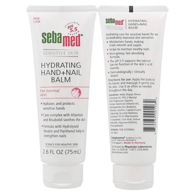 Sebamed Hand &amp; Nail Balm, 2.6 oz(75ml), 2 Pack