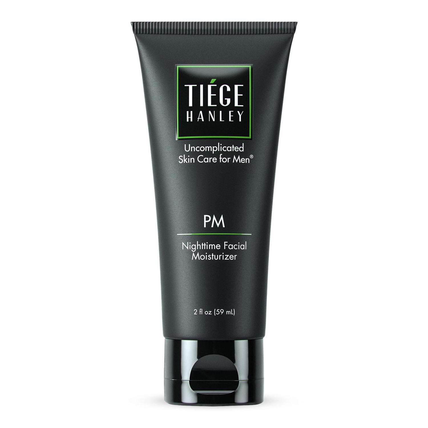 Tiege Hanley Mens Night Cream for Face, PM Bedtime Facial Moisturizer - Anti-Aging Night Time Wrinkle Cream for Men with Sensitive Skin - Overnight Moisturizer for a Soft, Smooth, &amp; Hydrated Skin