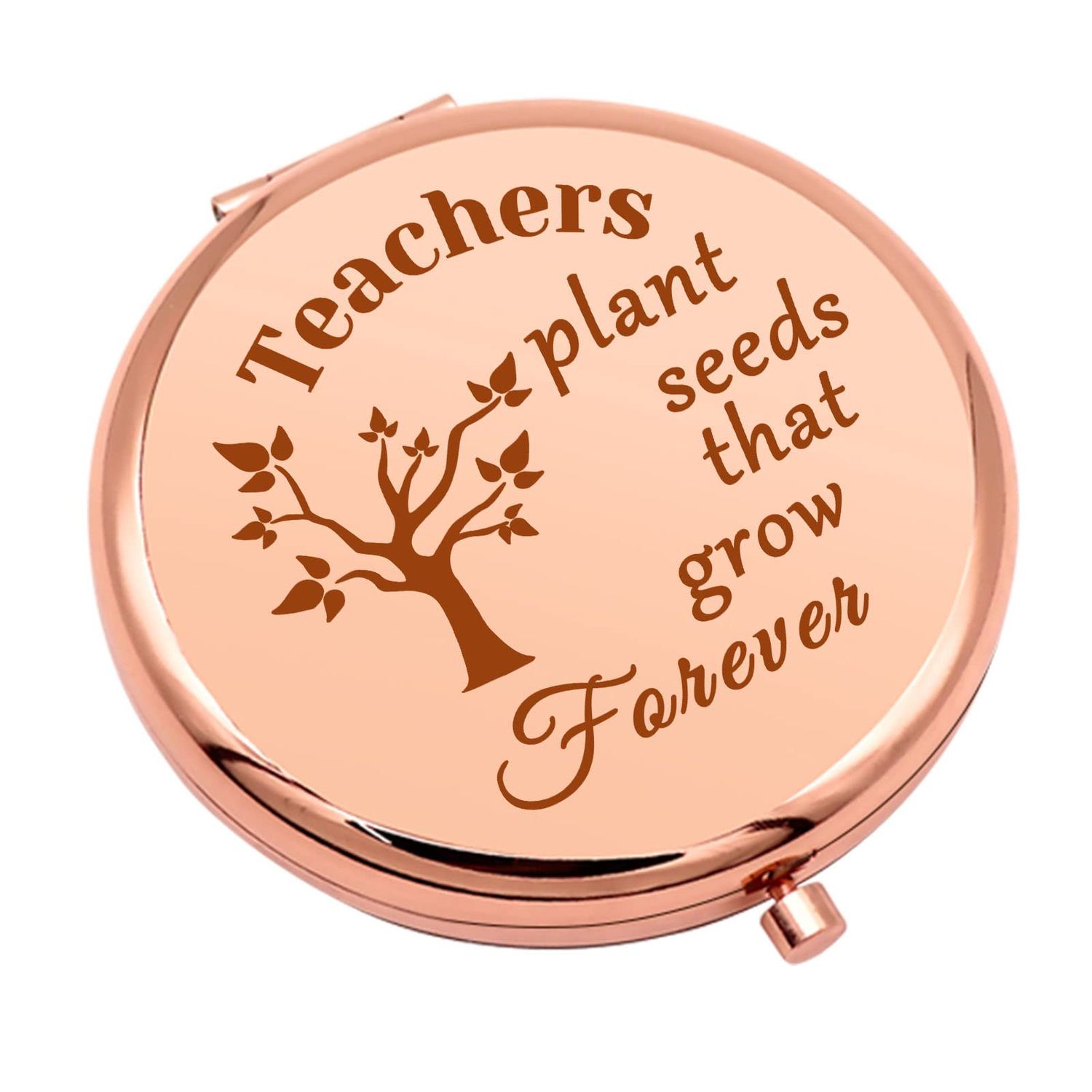 Teacher Gifts for Women Thank You Gift for Teacher Compact Makeup Mirror Teacher Appreciation Gifts Graduation Gifts for Teachers Folding Makeup Mirror Christmas Retirement Birthday Gifts
