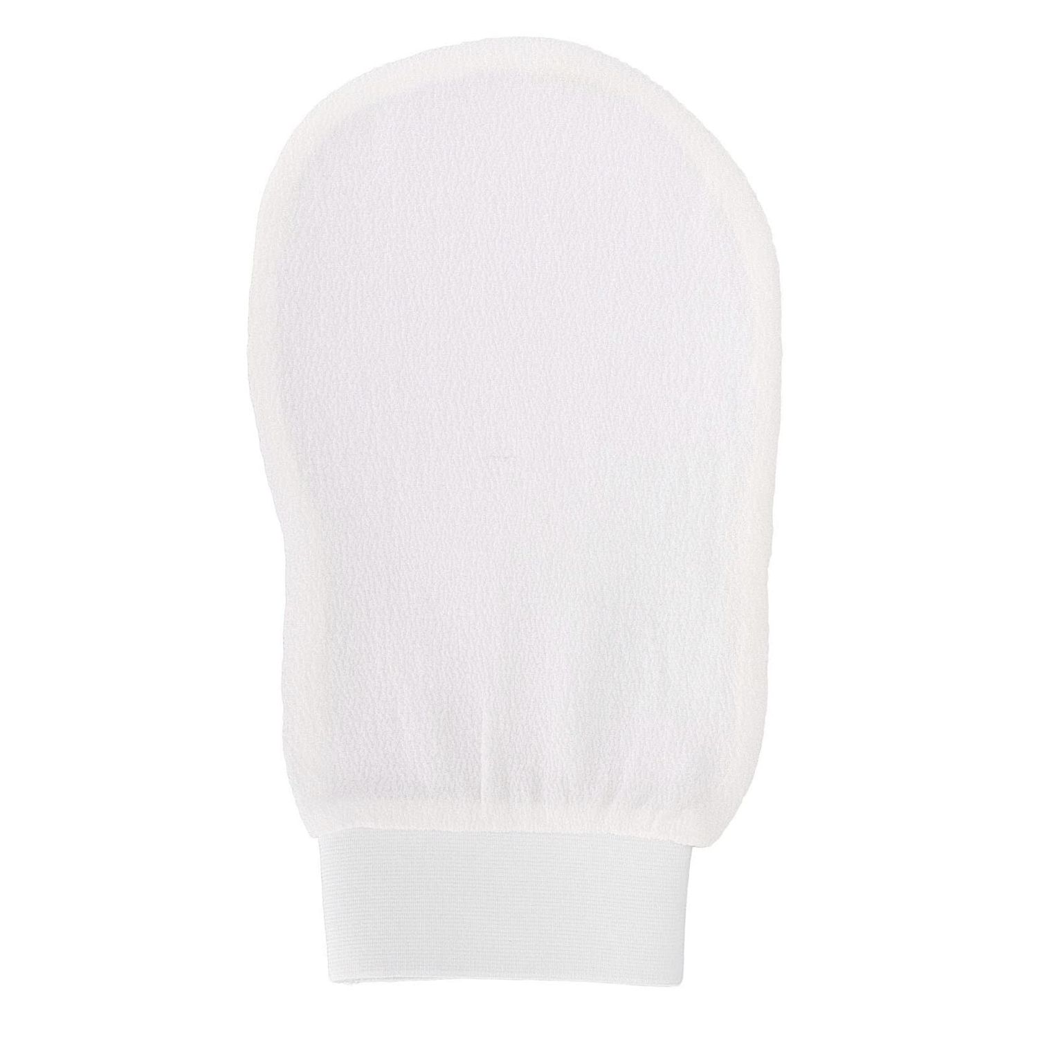 Skin Exfoliator Gloves, Body Exfoliating Glove Fiber, White Bath Exfoliating Gloves for Removes Dead Skin for Bath Skincare Kit Home White