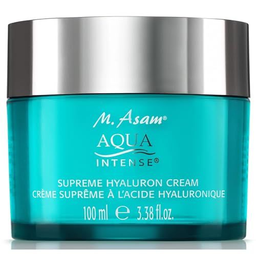M. Asam Aqua Intense Supreme Hyaluron Creme (3.38 Fl Oz) - Face Cream With Hyaluronic Acid, Face Moisturizer Targets Fine Lines &amp; Wrinkles &amp; Provides Moisture, Facial Skin Care For All Skin Types