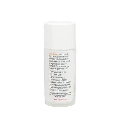 Keys Luminos PLUS with Zinc Oxide- Natural Sun Protection Lotion, ProBiome Daily Moisturizer for Problem Skin - Hypoallergenic, Makeup-Friendly Application - Protects & Nourishes All Skin Types, 100ML