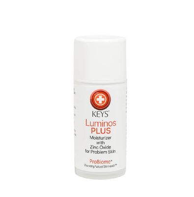 Keys Luminos PLUS with Zinc Oxide- Natural Sun Protection Lotion, ProBiome Daily Moisturizer for Problem Skin - Hypoallergenic, Makeup-Friendly Application - Protects &amp; Nourishes All Skin Types, 100ML