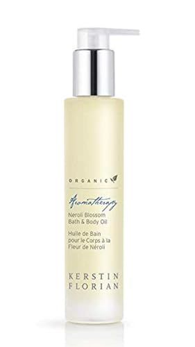Kerstin Florian Organic Neroli Blossom Bath &amp; Body Oil | Nutrient Rich Moisturizer with Coconut and Jojoba Oil (3.4 fl oz)