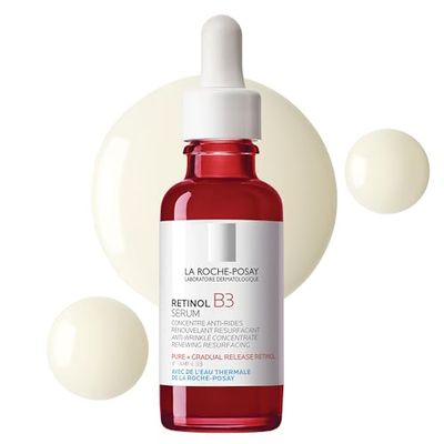 La Roche-Posay Pure Retinol Face Serum with Vitamin B3. Anti Aging Face Serum for Lines, Wrinkles &amp; Premature Sun Damage to Resurface &amp; Hydrate. Suitable for Sensitive Skin, 1.0 Fl. Oz