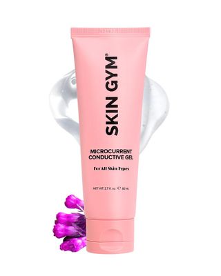 Skin Gym Microcurrent Conductive Gel for Face &amp; Body, Hydrating Gel for Microcurrent Devices, Enhances Skin Comfort &amp; Skincare Performance, 2.7 oz