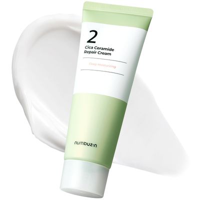 numbuzin No.2 Cream | Cica Ceramide Repair Cream | Ceramide, Centella Asiatica | Hydrating, Calming, Skin Recovery, Strengthen Skin Barrier, Deep Repair | All Skin Types | 2.02 fl. oz.