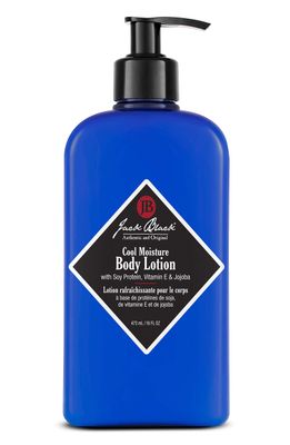 Jack Black Cool Moisture Body Lotion, 16 Fl. Oz. - Soy Protein, Vitamin E &amp; Jojoba - Clean &amp; Fresh Scent, Body Lotion for Dry Skin, Body Moisturizer, Body Cream for Men &amp; Women
