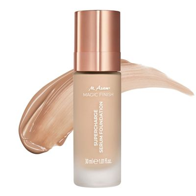 M. Asam MAGIC FINISH Supercharge Serum Foundation Creamy Nude (1.01 Fl Oz) - Moisturizing Make Up &amp; Firming Face Serum In One, Anti-aging CC Cream With Optimal Coverage &amp; Hyaluronic Acid